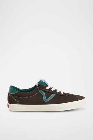 Leren Sneakers Sport Low - Bruin