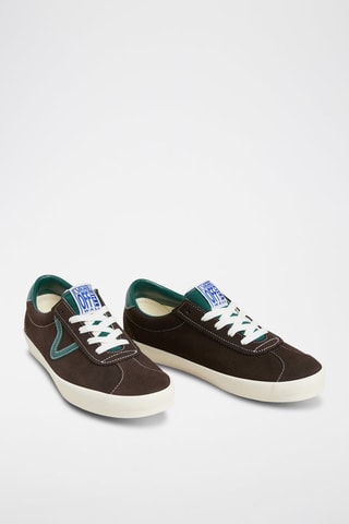 Leren Sneakers Sport Low - Bruin