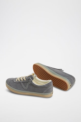 Nubuck Sneakers Sport Low - Grijs