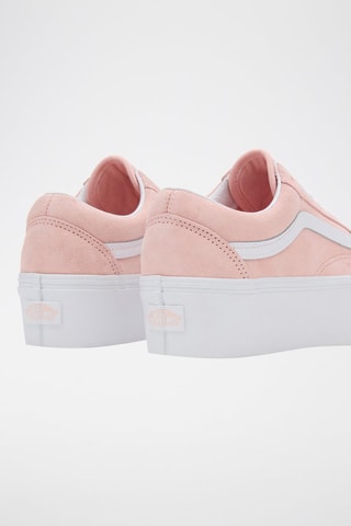 Leren Platform Sneakers Old Skool Stackform - Roze