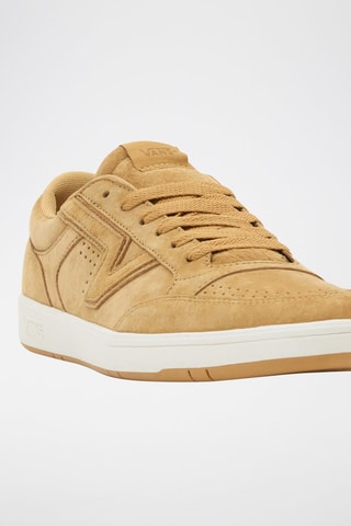 Nubuck Sneakers Lowland - Mosterdgeel