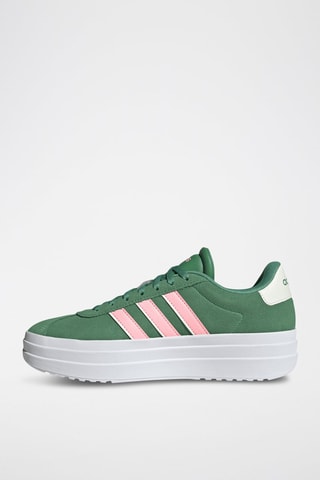 Leren Platform Sneakers VL Court Bold - Groen