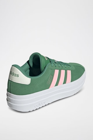 Leren Platform Sneakers VL Court Bold - Groen