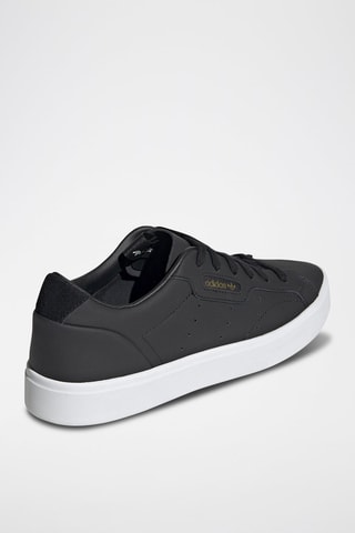 Leren Sneakers Sleek Zwart