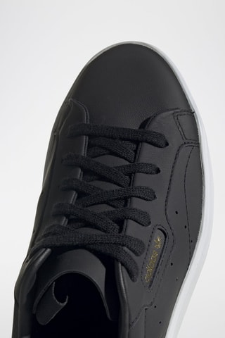 Leren Sneakers Sleek Zwart