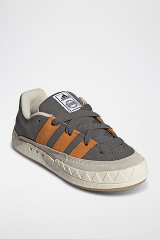 Leren Sneakers Adimatic - Donkergrijs