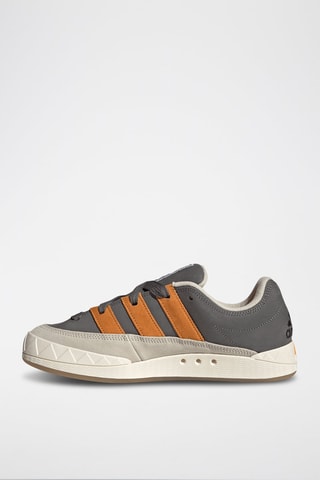 Leren Sneakers Adimatic - Donkergrijs