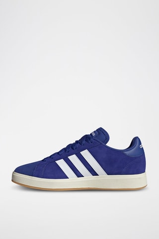 Nubuck Sneakers Grand Court Base - Donkerblauw