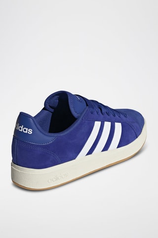 Nubuck Sneakers Grand Court Base - Donkerblauw
