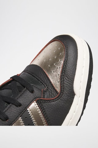 Leren Sneakers Forum Low - Zwart