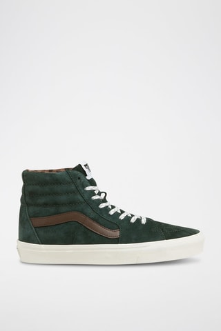 Hoge Leren Sneakers Sk8-Hi - Donkergroen