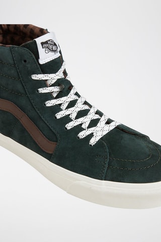 Hoge Leren Sneakers Sk8-Hi - Donkergroen