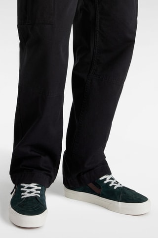 Hoge Leren Sneakers Sk8-Hi - Donkergroen