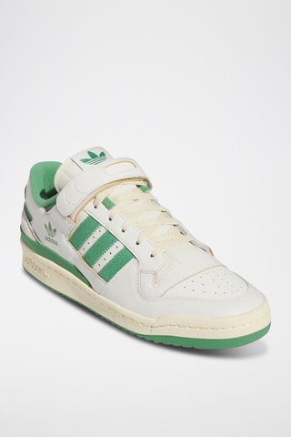 Leren Sneakers Forum 84 - Wit en Groen