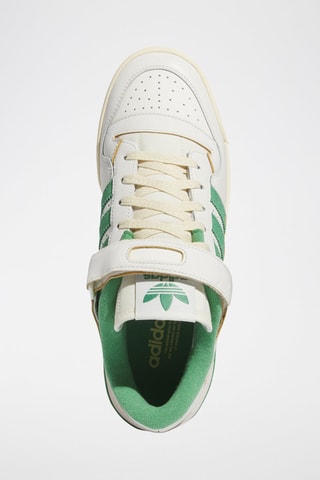 Leren Sneakers Forum 84 - Wit en Groen