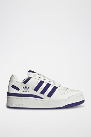 Leren Basketbalschoenen Forum Bold - Wit en Paars