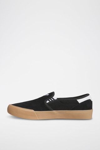 Nubuck Skateboardschoenen 3MC - Zwart