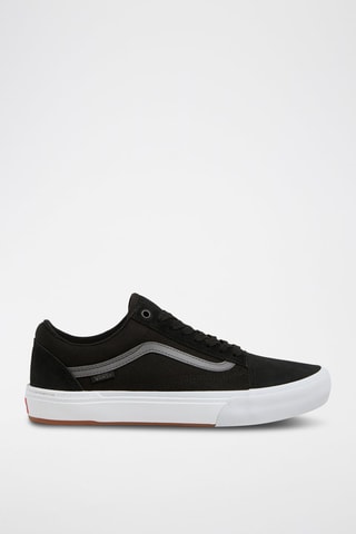 Leren Skateboardschoenen Old Skool - Zwart