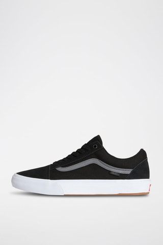 Leren Skateboardschoenen Old Skool - Zwart