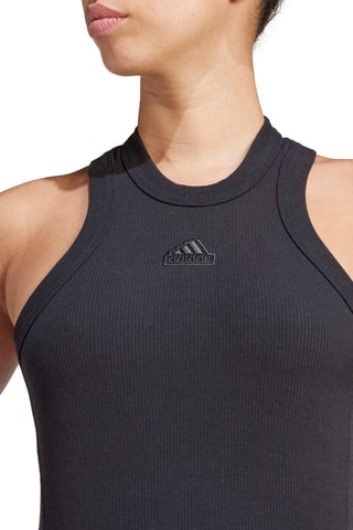 Hemd Lng Rib - Zwart