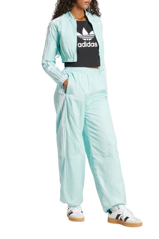 Wijde Joggingbroek Hoge Taille - Zeegroen