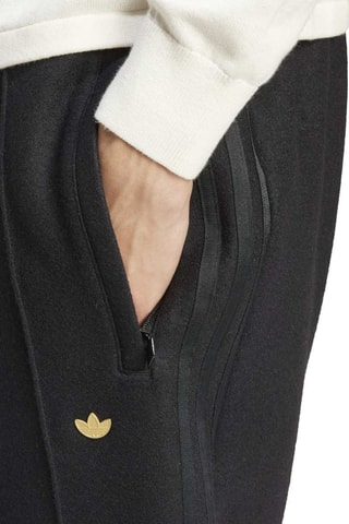 Wijde Wollen Joggingbroek - Zwart