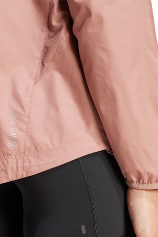 Runningjasje met Capuchon Own the Run- Poederroze