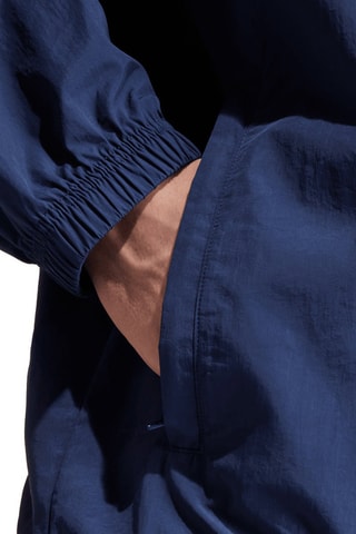 Windjack met Capuchon - Blauw en Geel