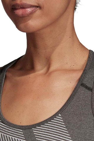 Sportbeha Don't Rest Alphaskin Badge of Sport - Gemêleerd Grijs en Wit