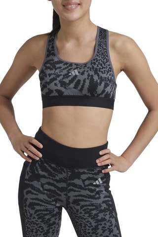 Push-up Sportbeha Power React - Grijs en Zwart