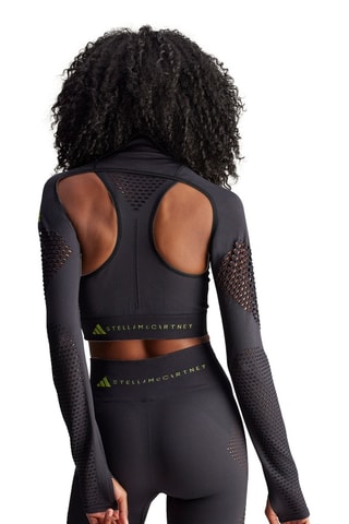 Yoga Crop top TrueStrength - Zwart