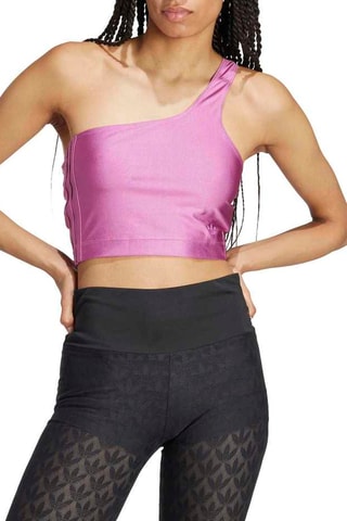 Asymmetrische Crop Top - Lichtpaars