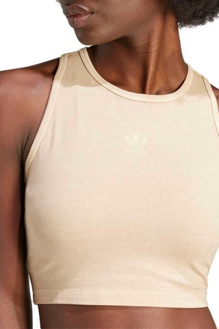 Crop top zonder mouwen Trefoil Essentials - Beige