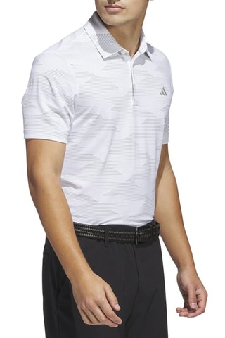 Golfpolo Ultimate365 Speed Stripe - Wit