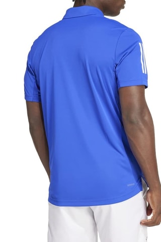 Tennispolo Club 3-Stripes - Koningsblauw