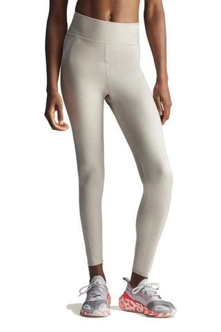 Trainingslegging Hoge Taille Adidas by Stella McCartney TruePurpose Shine - Grijs