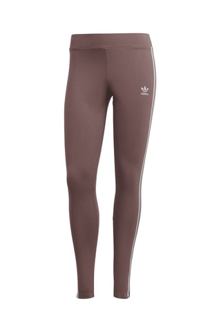 Sportlegging Hoge Taille 3 Stripes - Taupe