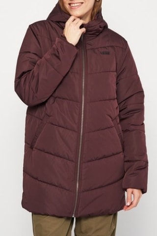 Gewatteerde Jas Lange MTE - Bordeauxrood