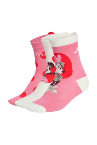 3 Paar Sportsokken Minnie Disney - Roze en Wit