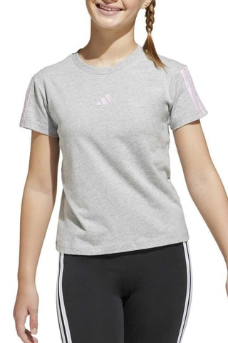 T-shirt - Gemêleerd Lichtgrijs