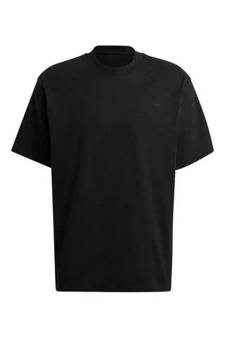 Biologische Katoenen T-shirt Adicolor Contempo- Zwart