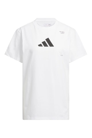 T-shirt Softball - Wit