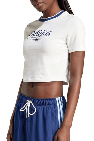 Cropped T-shirt - Wit