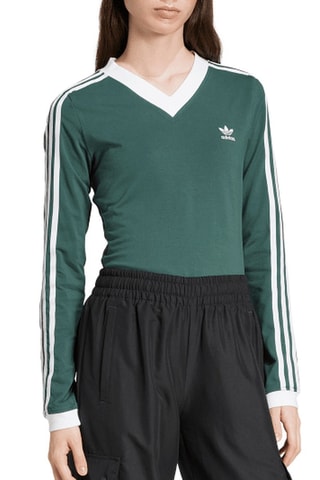 T-shirt slim - Vert foncé - Adidas