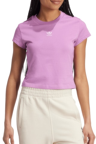 T-shirt Slim Fit Essentials - Lichtpaars