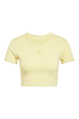 T-shirt Slim Fit Essentials - Geel