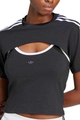 T-shirt Slim Fit - Zwart