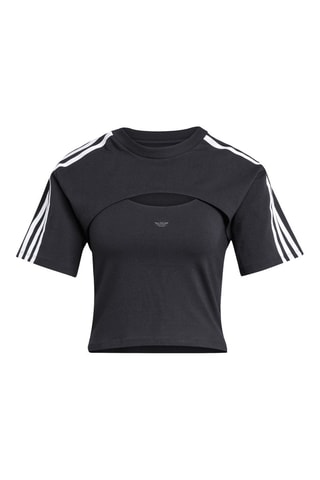 T-shirt Slim Fit - Zwart