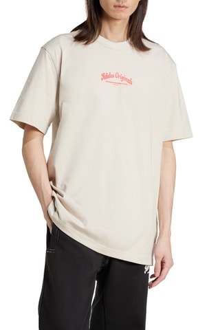 Wijd T-shirt Wabash - Ecru