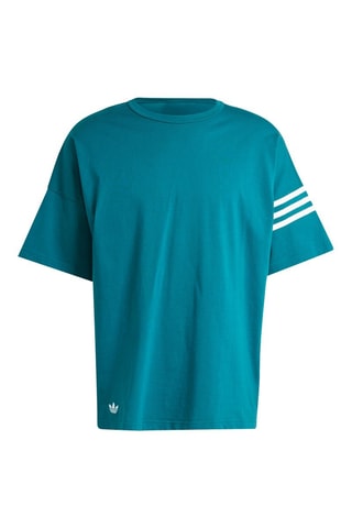 Wijd T-shirt Neuclassic - Pauwblauw